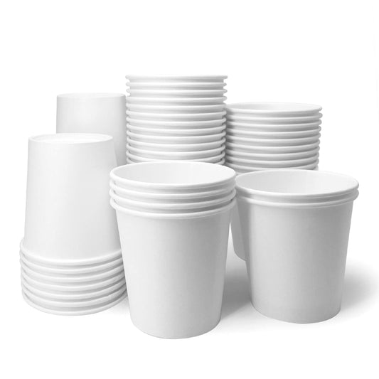 WHITE DISPOSABLE BATH CUPS 2 OZ