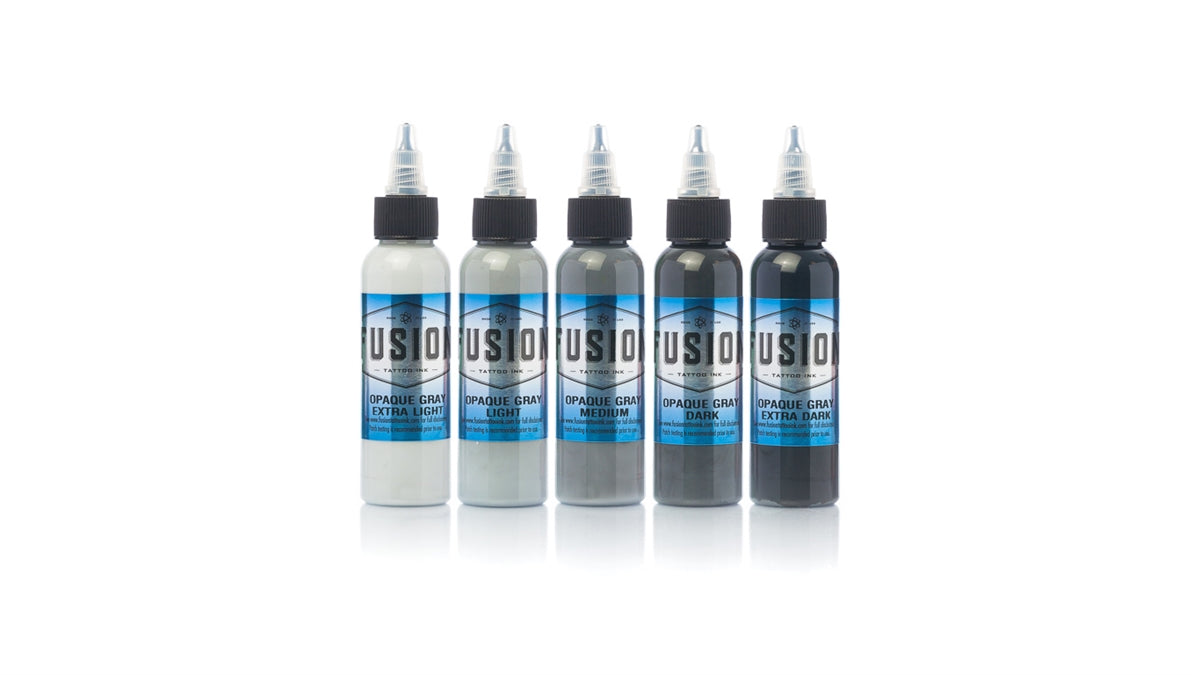 FUSION INK OPAQUE GREY SET 2OZ