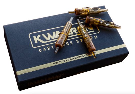 KWADRON CARTRIDGE - ROUND LINERS #08 LONG TAPER