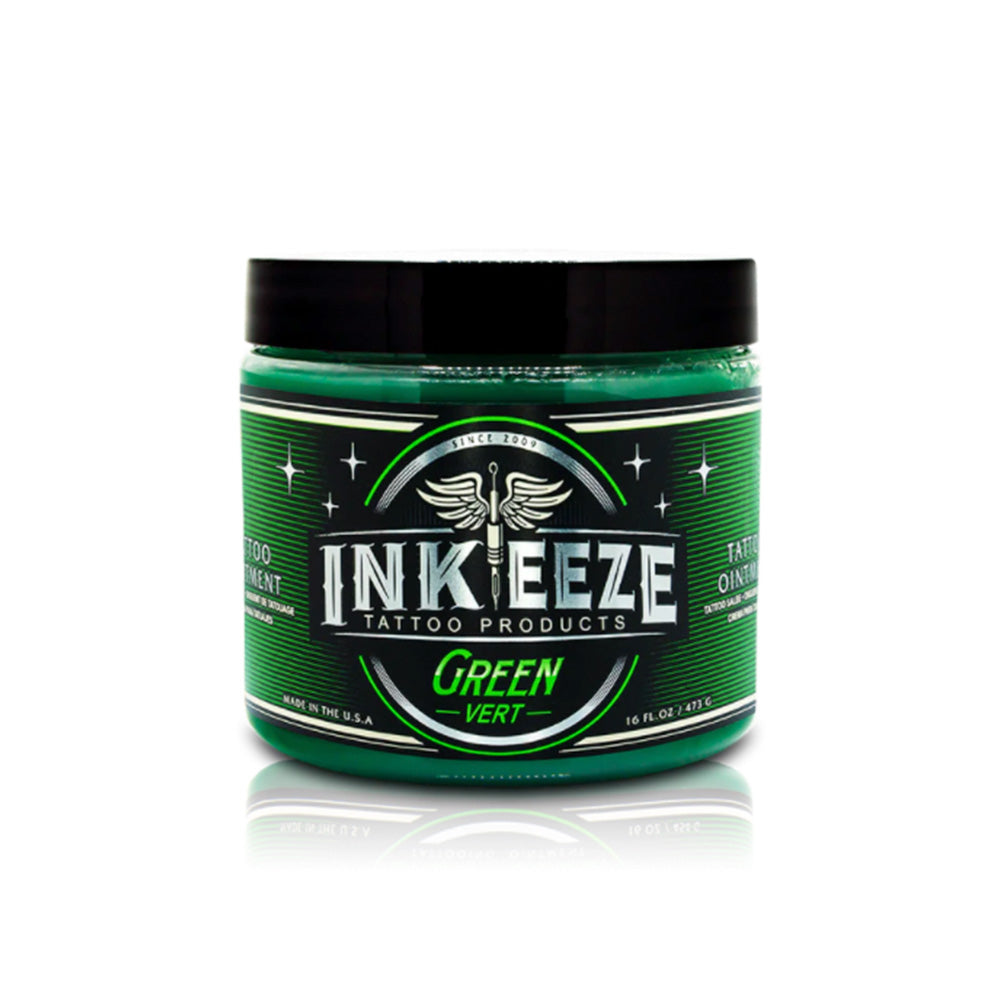 INK-EEZE GREEN VERT TATTOO OINTMENT – 16OZ